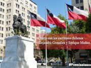 Charla con los escritores chilenos Alejandra González y Enrique Muñoz