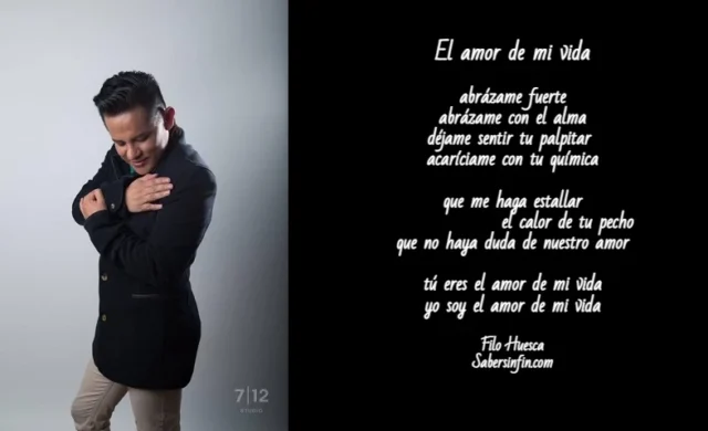 el amor de mi vida poema de Filo Huesca