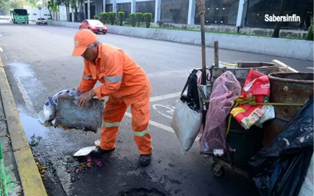 trabajadores de limpia