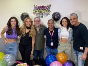 Festejan cumpleaños de Elizabeth Álvarez en grabaciones de “Nadie como tú”