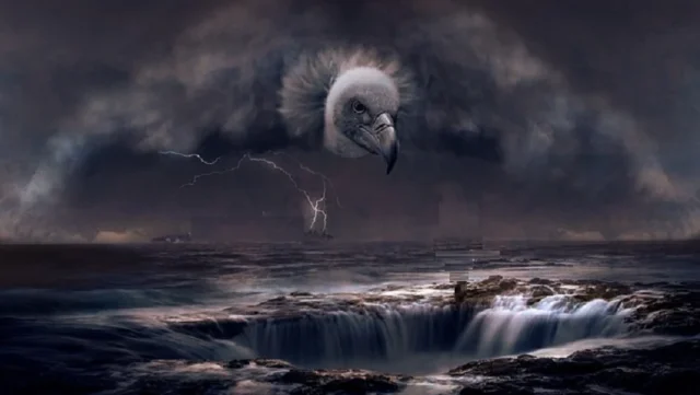 buitre mar lluvia