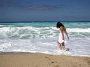 Te extraño en la playa