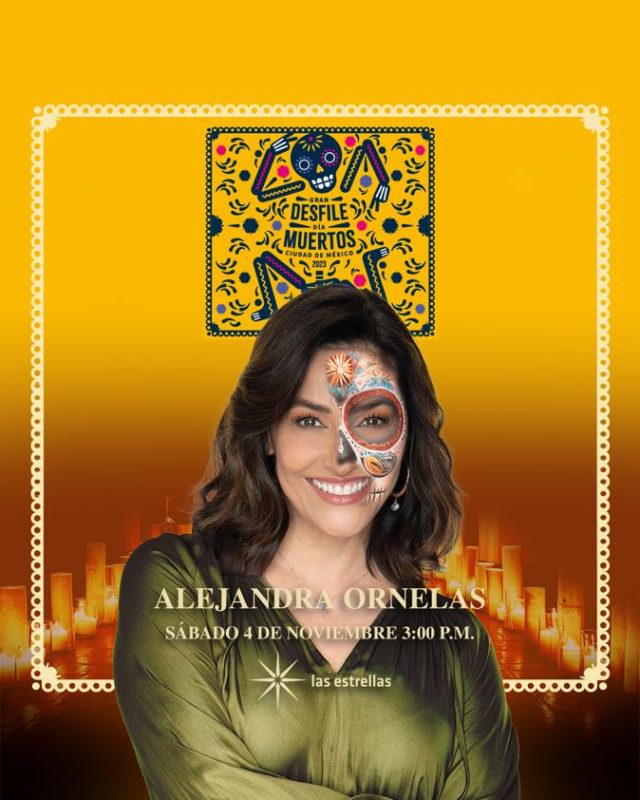 ALEJANDRA ORNELAS-DESFILE DEL DIA DE MUERTOS