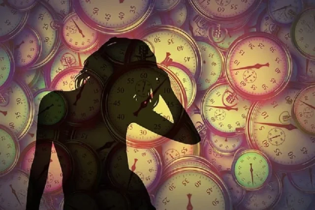 agenda tiempo silueta amor sensual