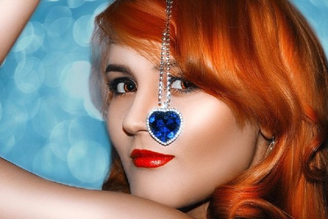 ojos cafés corazón pelirroja mujer bella