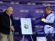 Corte de listón de la Licenciatura en Cine de la UNIC y del Set Cinematográfico Primer Actor Luis Couturier, en dicha universidad