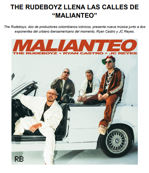 THE RUDEBOYZ-MALIANTEO