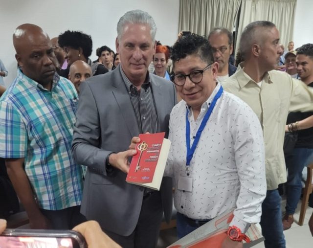 Presidente de Cuba y Abel Pérez Rojas