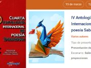 En la FENALI 2024 BUAP, presentarán la IV Antología Internacional de Poesía Sabersinfin