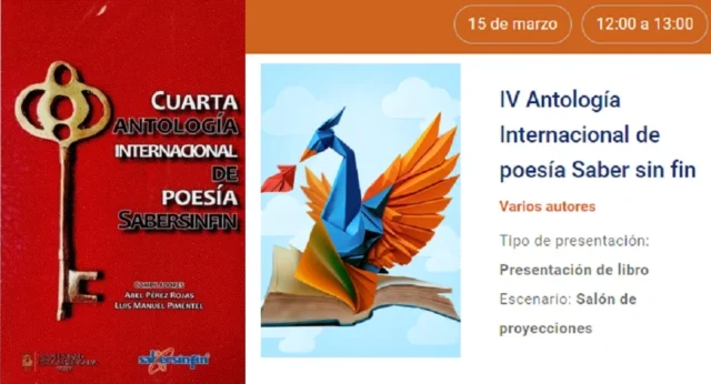 IV Antología Sabersinfin en la FENALI BUAP