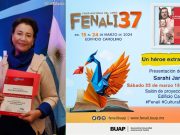 Sarahí Jarquín Ortega presentará Un Héroe extraviado, en la FENALI #37 BUAP