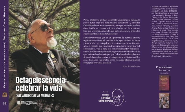 portada Salvador Calva Octogelescencia prólogo Abel Pérez Rojas