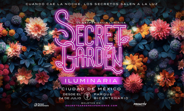 SECRET GARDEN ILUMINARIA MEXICO