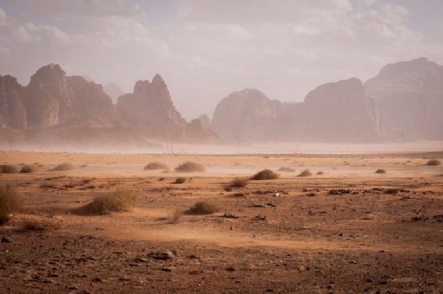 desierto desértico nula vegetación