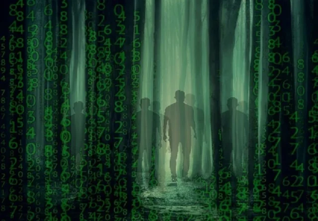 hombres en codigos matrix rebelión
