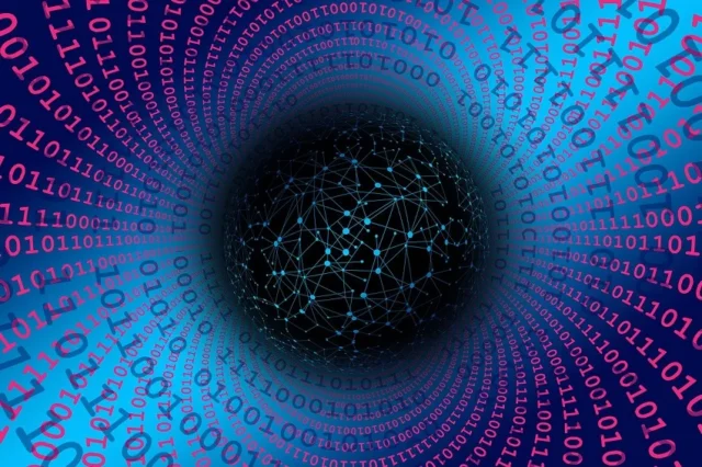 red internet matrix código binario algoritmos
