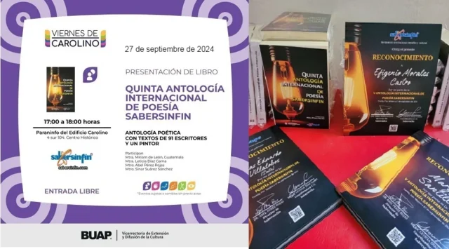 V Antología Sabersinfin en la BUAP OK