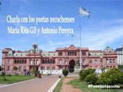 Charla con los poetas necochenses María Rita Gil y Antonio Pereyra