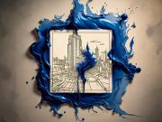 Tinta cubre la ciudad