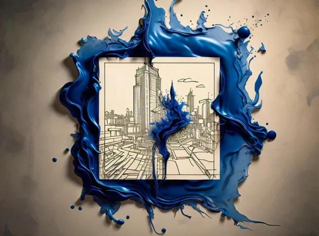 tinta cubre la ciudad