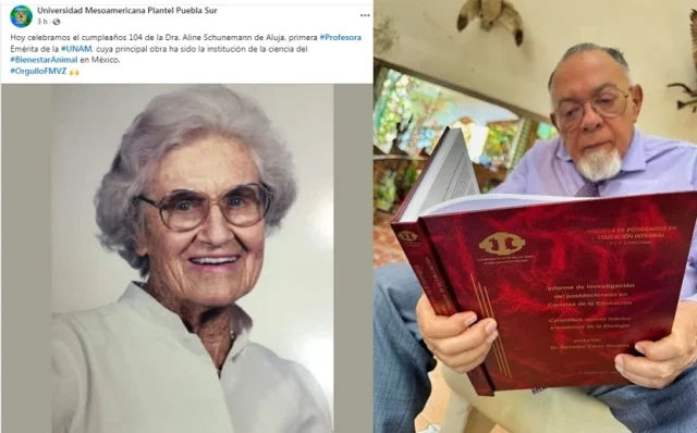 Salvador Calva Morales y Aline Schunemann