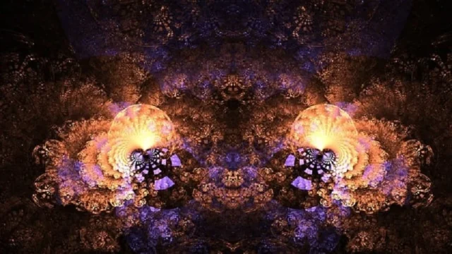 fractal abstracto pintura vórtices