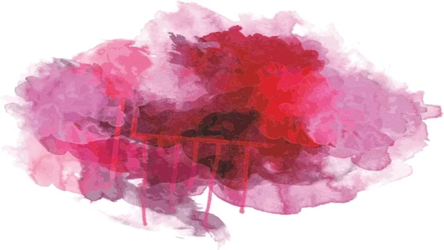 nube abstracta tonos rosas fondo blanco