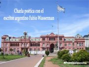 Charla poética con el escritor argentino Fabio Wasserman