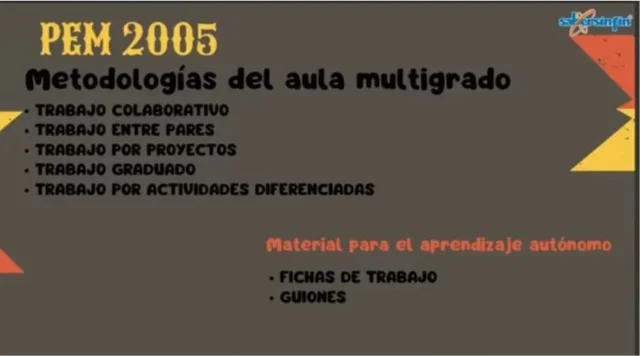 escuela multigrado