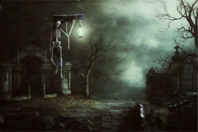 cementerio sombras