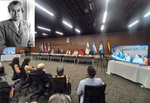 Homenaje a Gabriela Mistral en el Congreso del Estado de Puebla