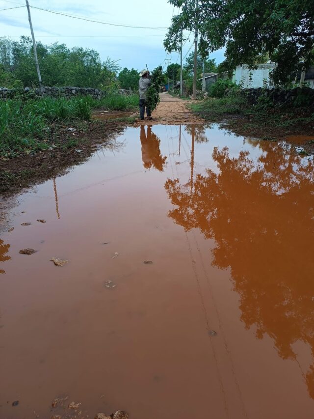 Tarde lluviosa en Yaxcabás, Yucatán. Imagen Propia.