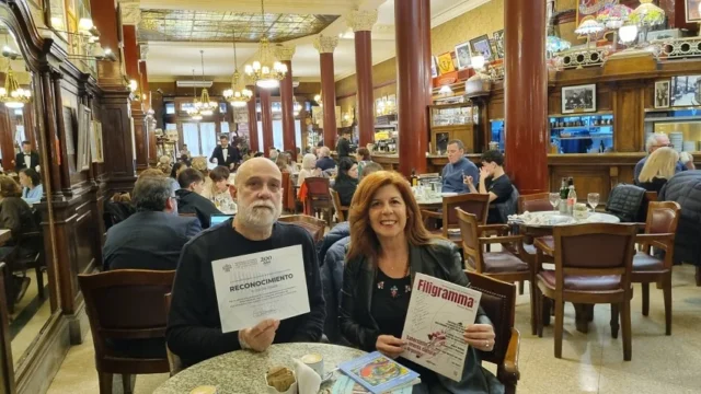 Oscar Conde y Nancy Almassio