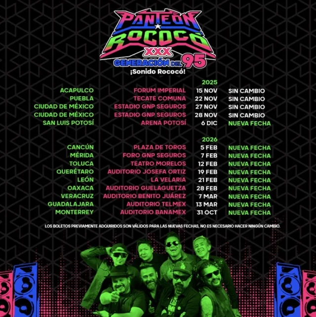PANTEON ROCOCO-REAGENDA FECHAS