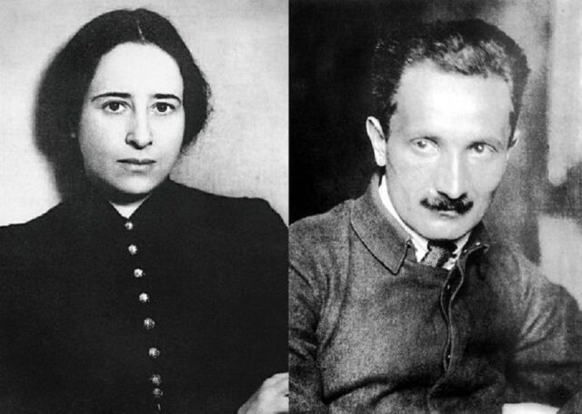Hannah Arendt y Martin Heidegger