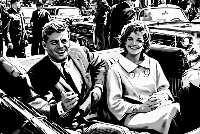 John F. Kennedy y Jacqueline Kennedy 2