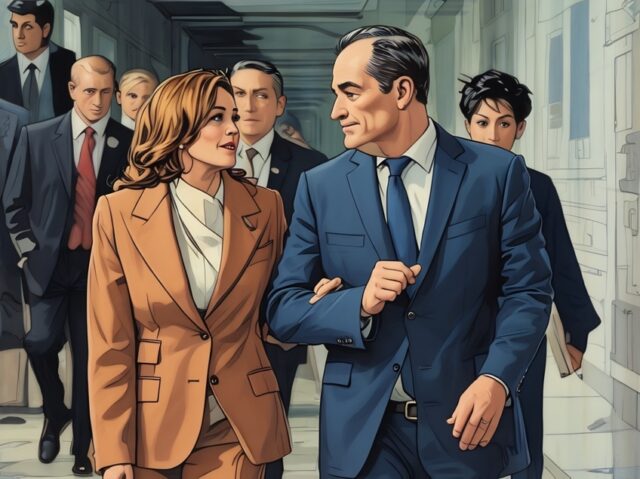 Kamala Harris y Doug Emhoff
