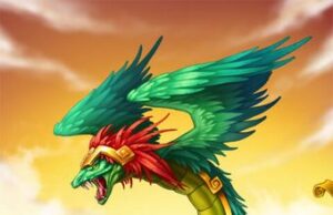 La lengua náhuatl y la Serpiente Emplumada Quetzalcóatl deidad que representa la dualidad entre lo terrenal y lo celestial.