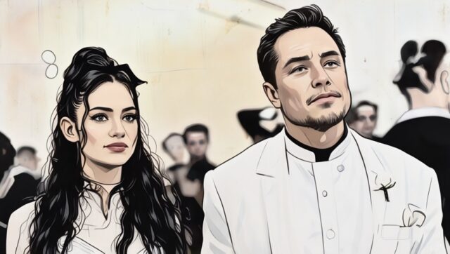 Grimes y Elon Musk poema