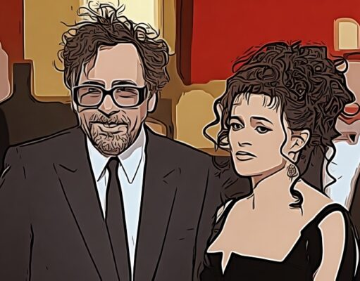 Helena Bonham Carter y Tim Burton