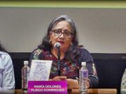 María Dolores Pliego Domínguez llevó a la FENALEM 2025 la voz de las infancias violentadas