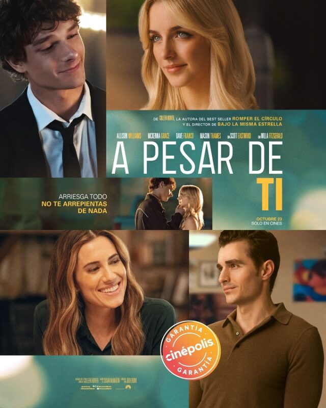 A PESAR DE TI-ESTRENO