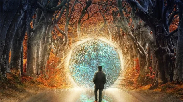 portal sueño bosque caminando