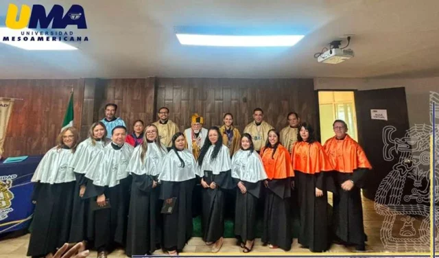 Imposición de togas y escalvinas UMA Morelos 27032026