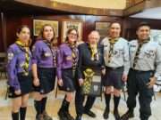 Salvador Calva Morales destacó los valores del escultismo durante la presentación oficial del Grupo 10 de Scouts México