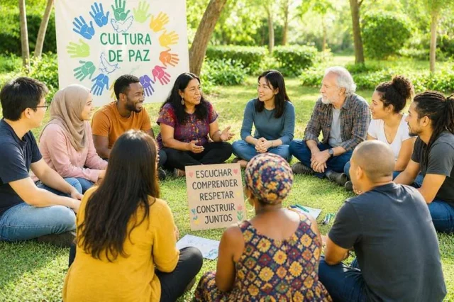 diálogo intergeneracional cultura de paz etnias mujeres y hombres