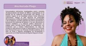 Ana Hurtado Pliego recibe Premio Nacional por su defensa de los derechos de las mujeres afromexicanas