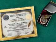 Salvador Calva Morales recibe la «Pluma de Oro» de la JIPAC