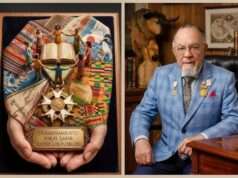 Salvador Calva Morales recibe medalla de honor «Au Mérite» por su trayectoria educativa y literaria