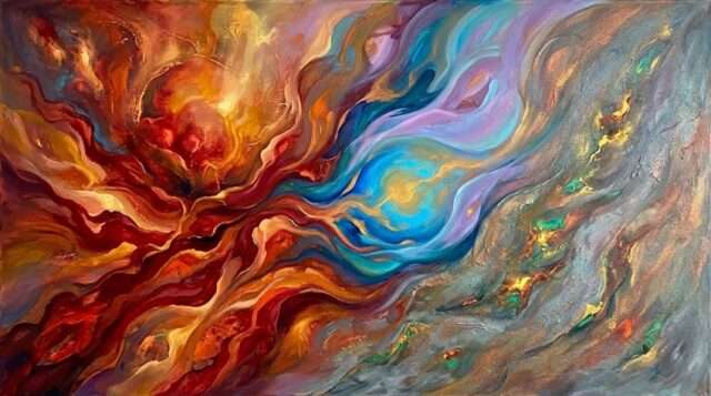 abstracto vitalidad fuego sensualidad